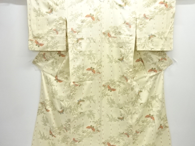 JAPANESE KIMONO / HITOE KOMON / MAPLE LEAVES